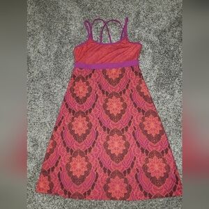 Prana| Sleeveless Sundress with Western Bohemian Pattern